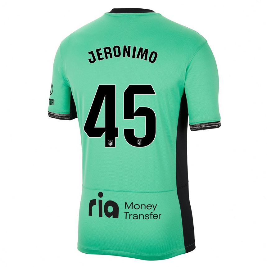 Niño Fútbol Camiseta Isaiah Jeronimo #45 Primavera Verde Equipación Tercera 2023/24