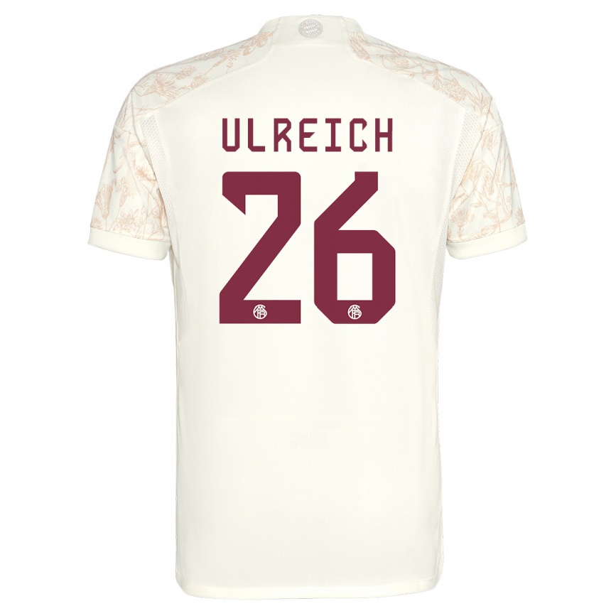 Niño Fútbol Camiseta Sven Ulreich #26 Blanquecino Equipación Tercera 2023/24