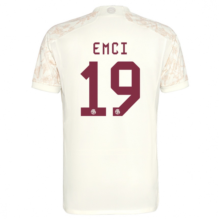 Niño Fútbol Camiseta Ben Emci #19 Blanquecino Equipación Tercera 2023/24