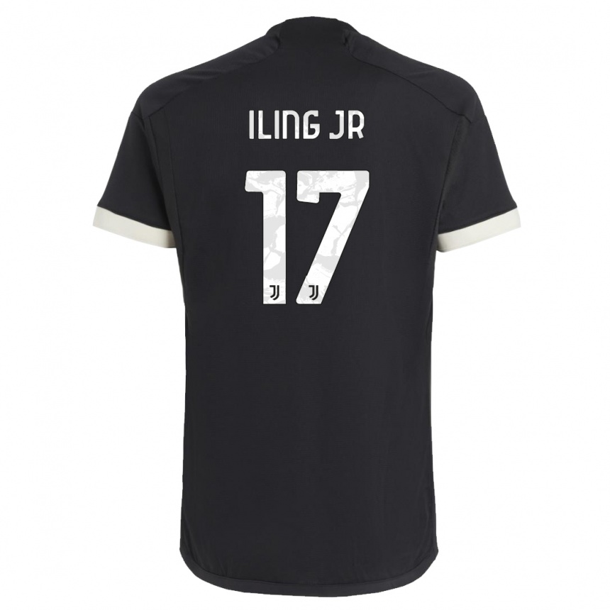 Niño Fútbol Camiseta Samuel Iling-Junior #17 Negro Equipación Tercera 2023/24