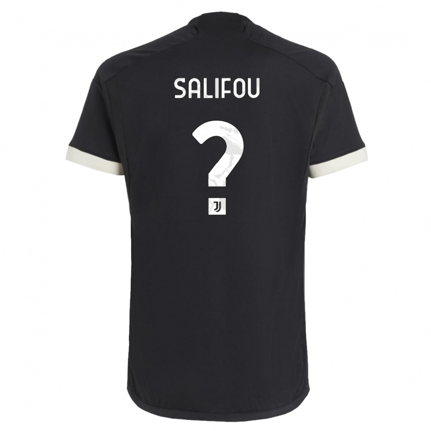 Niño Fútbol Camiseta Dikeni Salifou #0 Negro Equipación Tercera 2023/24