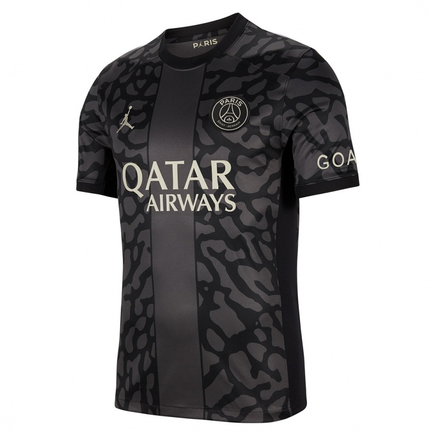 Niño Fútbol Camiseta Mauro Icardi #9 Negro Equipación Tercera 2023/24