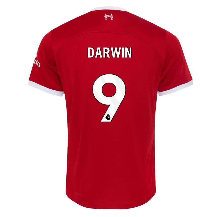 Hombre Fútbol Camiseta Darwin Nunez #9 Rojo 1ª Equipación 2023/24