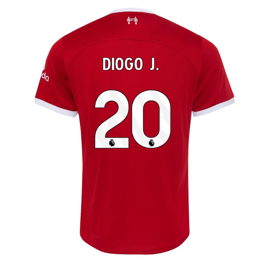 Hombre Fútbol Camiseta Diogo Jota #20 Rojo 1ª Equipación 2023/24