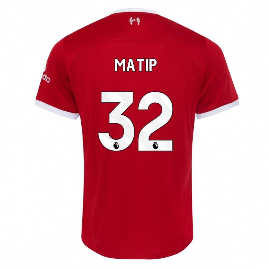 Hombre Fútbol Camiseta Joel Matip #32 Rojo 1ª Equipación 2023/24