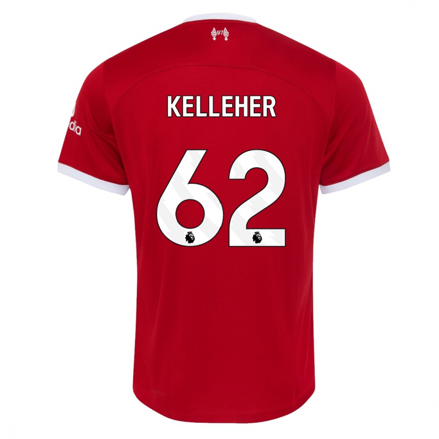 Hombre Fútbol Camiseta Caoimhin Kelleher #62 Rojo 1ª Equipación 2023/24