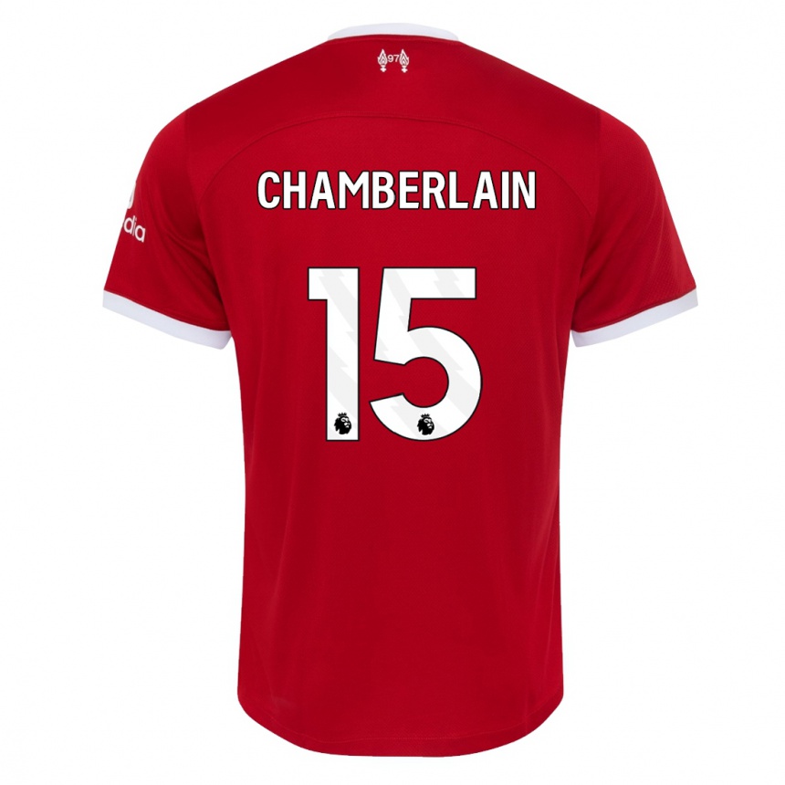 Hombre Fútbol Camiseta Alex Oxlade Chamberlain #15 Rojo 1ª Equipación 2023/24