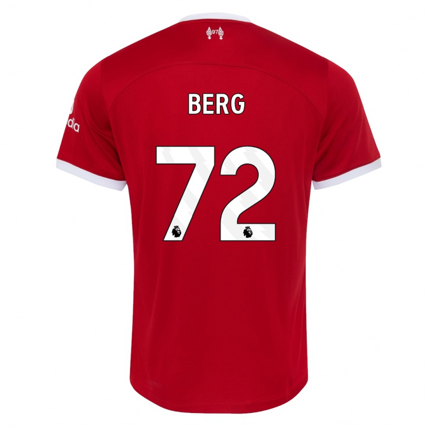 Hombre Fútbol Camiseta Sepp Van Den Berg #72 Rojo 1ª Equipación 2023/24