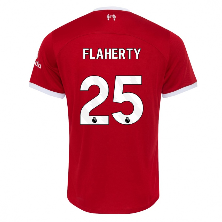 Hombre Fútbol Camiseta Gilly Flaherty #25 Rojo 1ª Equipación 2023/24