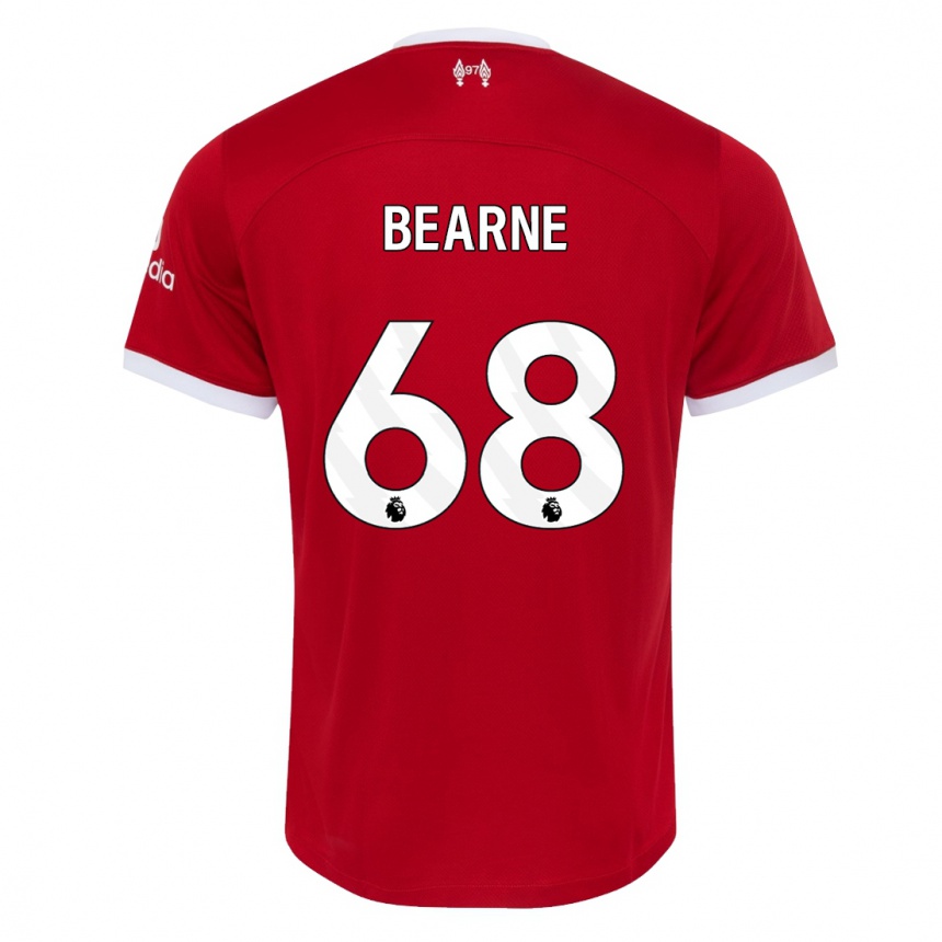 Hombre Fútbol Camiseta Jack Bearne #68 Rojo 1ª Equipación 2023/24