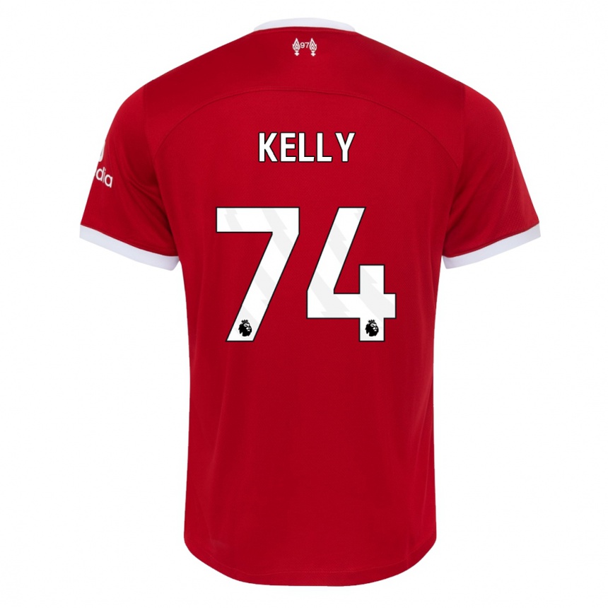 Hombre Fútbol Camiseta Oscar Kelly #74 Rojo 1ª Equipación 2023/24