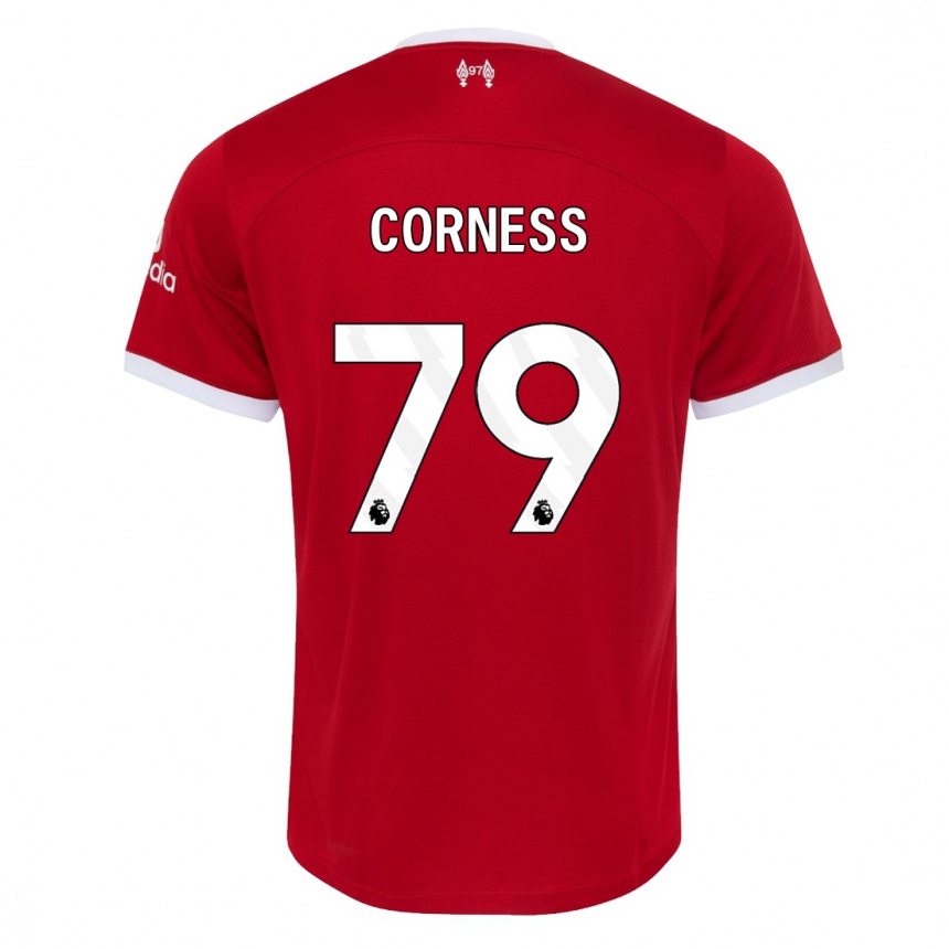 Hombre Fútbol Camiseta Dominic Corness #79 Rojo 1ª Equipación 2023/24