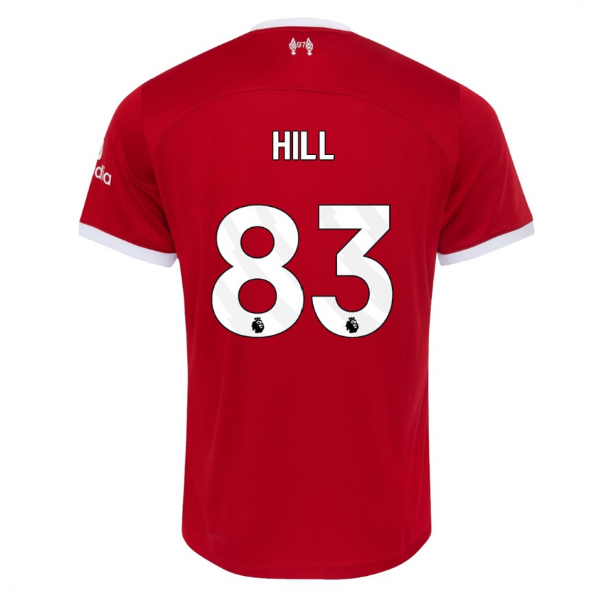 Hombre Fútbol Camiseta Thomas Hill #83 Rojo 1ª Equipación 2023/24