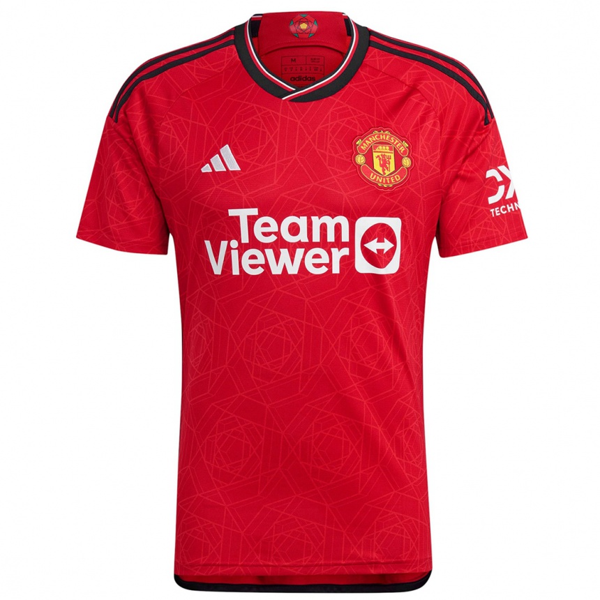 Hombre Fútbol Camiseta Phil Jones #4 Rojo 1ª Equipación 2023/24