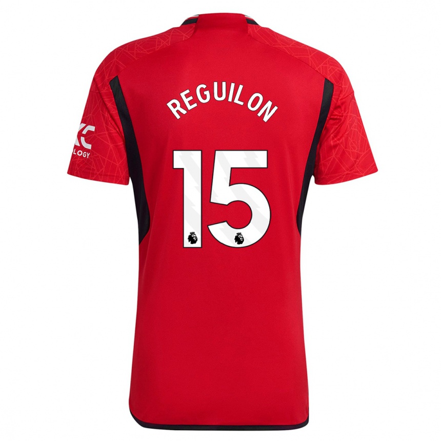 Hombre Fútbol Camiseta Sergio Reguilon #15 Rojo 1ª Equipación 2023/24