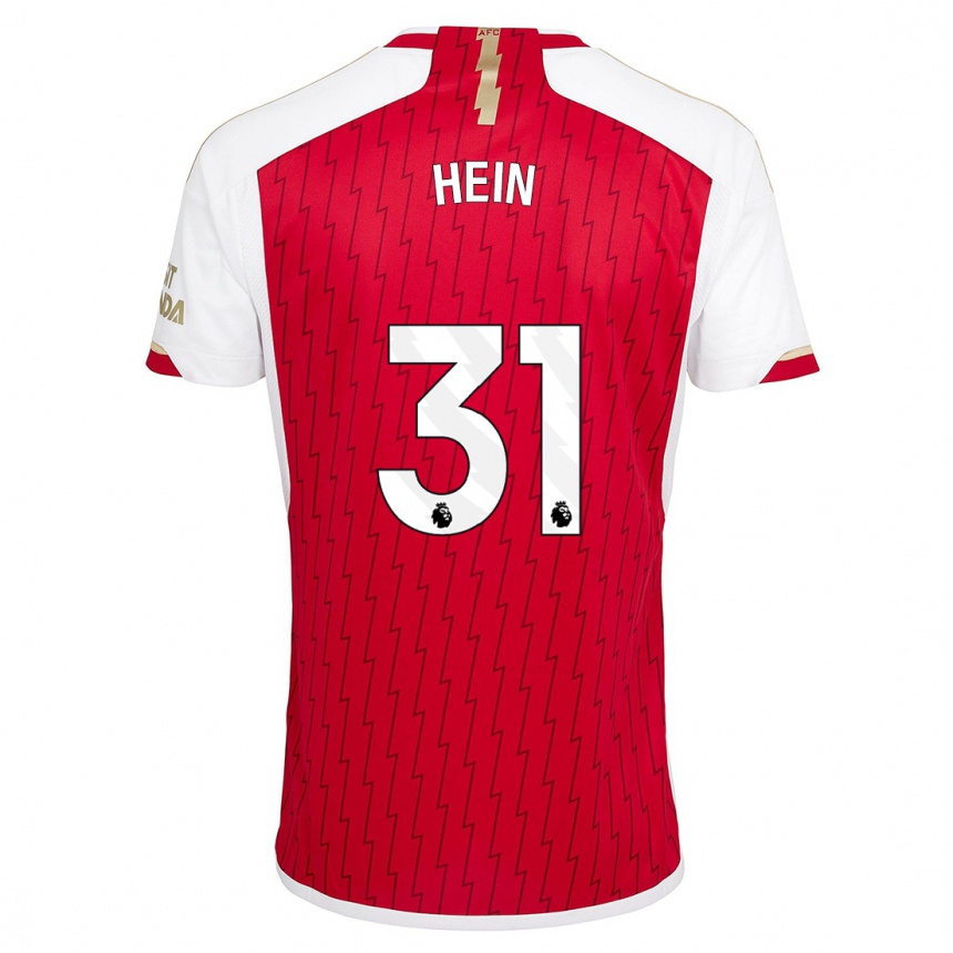 Hombre Fútbol Camiseta Karl Hein #31 Rojo 1ª Equipación 2023/24