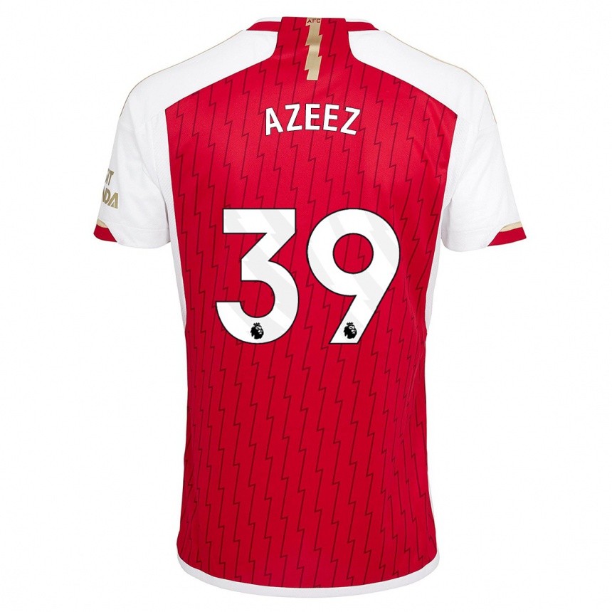 Hombre Fútbol Camiseta Miguel Azeez #39 Rojo 1ª Equipación 2023/24