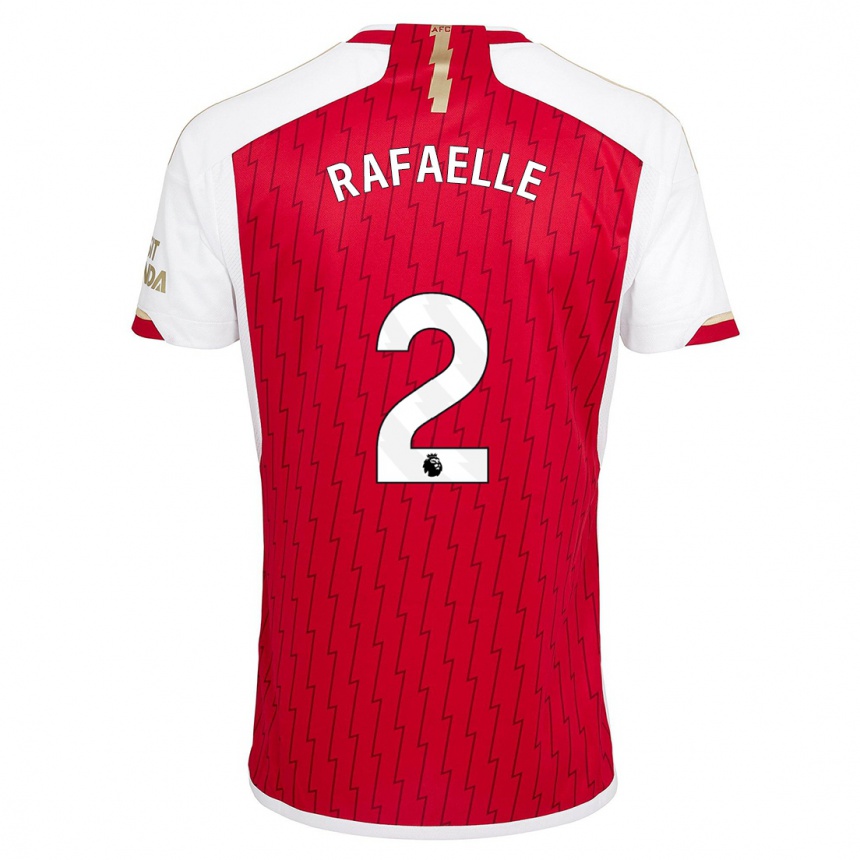 Hombre Fútbol Camiseta Rafaelle Souza #2 Rojo 1ª Equipación 2023/24