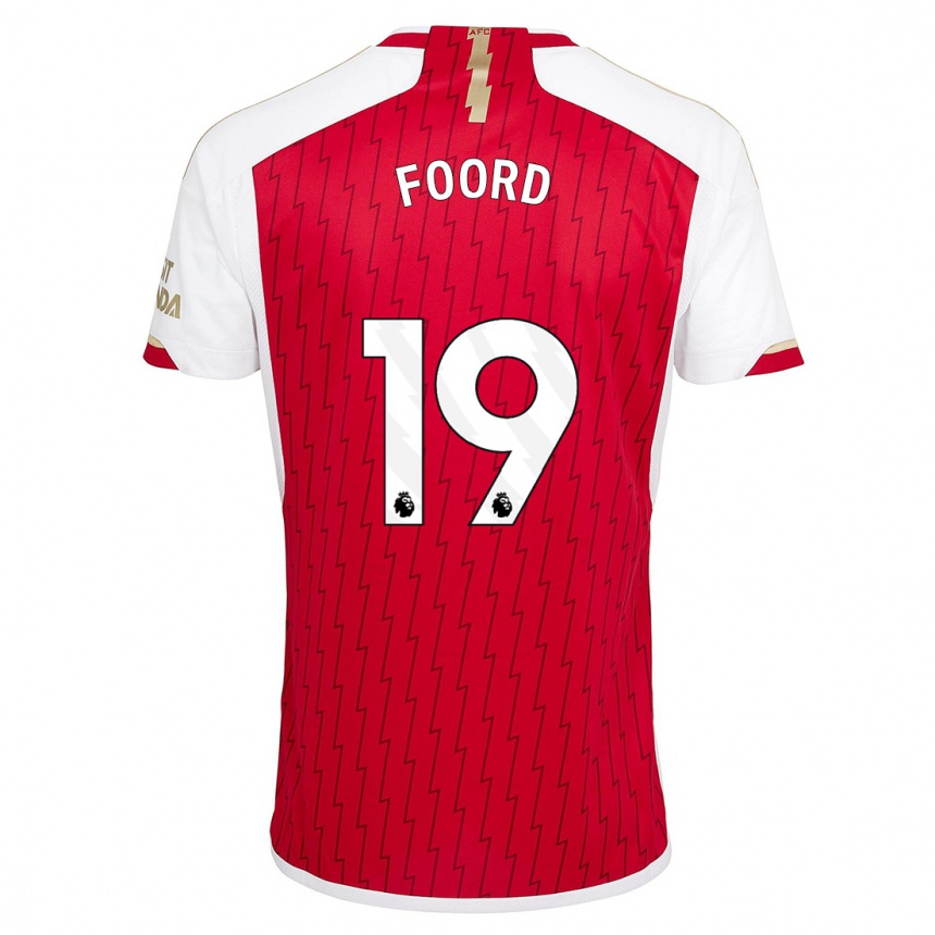 Hombre Fútbol Camiseta Caitlin Foord #19 Rojo 1ª Equipación 2023/24