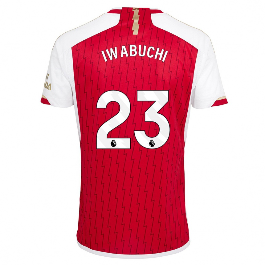 Hombre Fútbol Camiseta Mana Iwabuchi #23 Rojo 1ª Equipación 2023/24