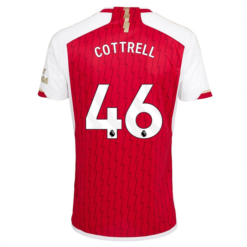 Hombre Fútbol Camiseta Ben Cottrell #46 Rojo 1ª Equipación 2023/24