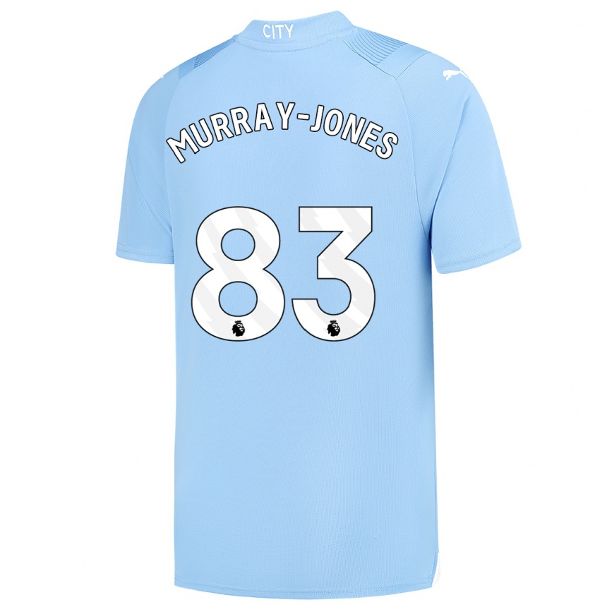 Hombre Fútbol Camiseta George Murray-Jones #83 Azul Claro 1ª Equipación 2023/24