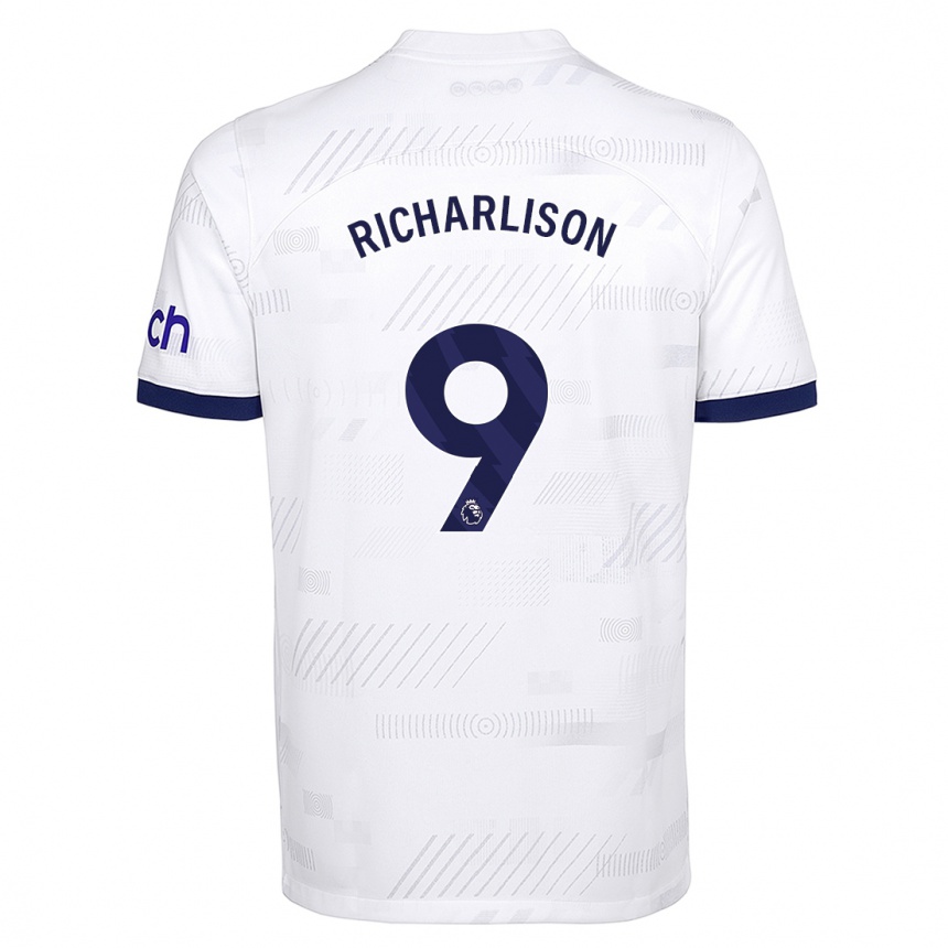 Hombre Fútbol Camiseta Richarlison #9 Blanco 1ª Equipación 2023/24