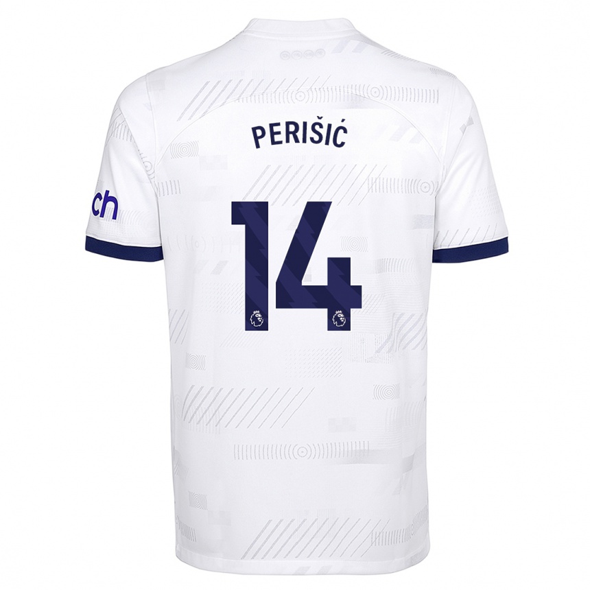 Hombre Fútbol Camiseta Ivan Perisic #14 Blanco 1ª Equipación 2023/24