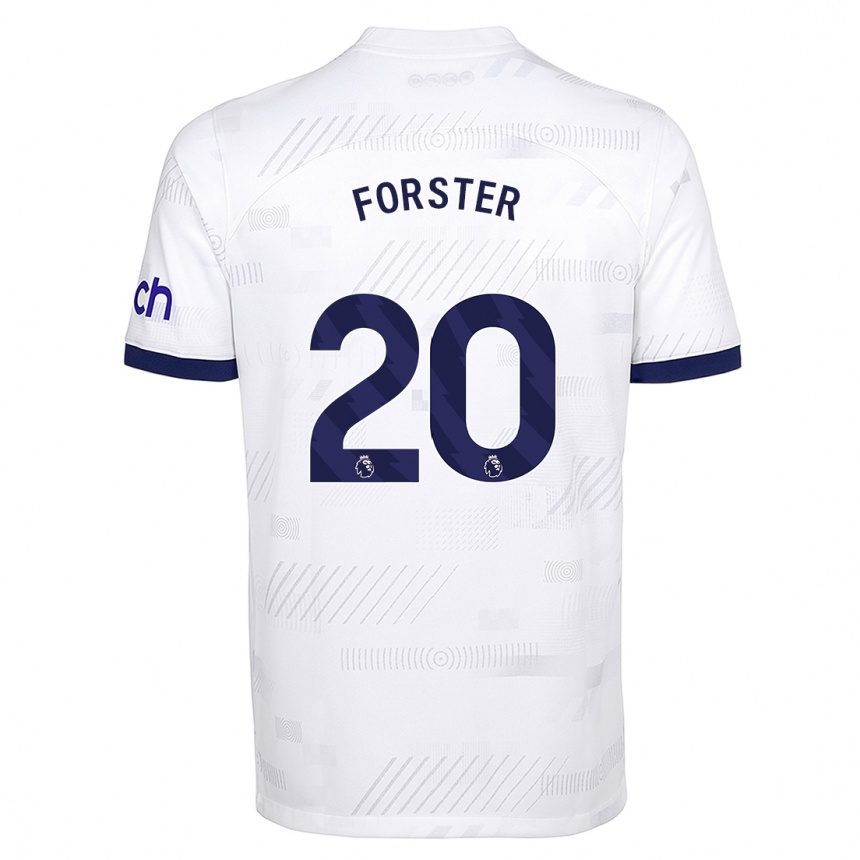 Hombre Fútbol Camiseta Fraser Forster #20 Blanco 1ª Equipación 2023/24