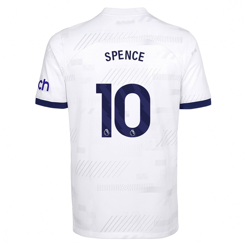 Hombre Fútbol Camiseta Drew Spence #10 Blanco 1ª Equipación 2023/24