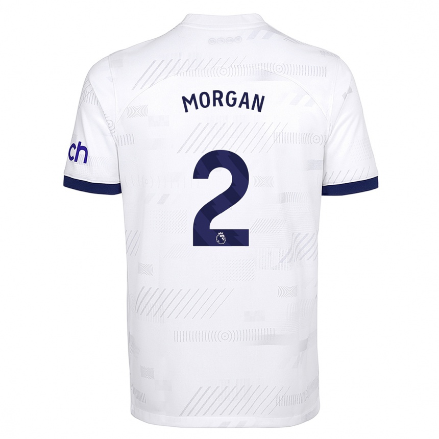 Hombre Fútbol Camiseta Esther Morgan #2 Blanco 1ª Equipación 2023/24