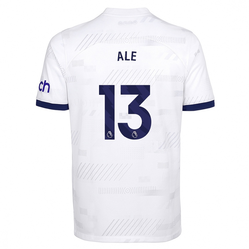 Hombre Fútbol Camiseta Asmita Ale #13 Blanco 1ª Equipación 2023/24