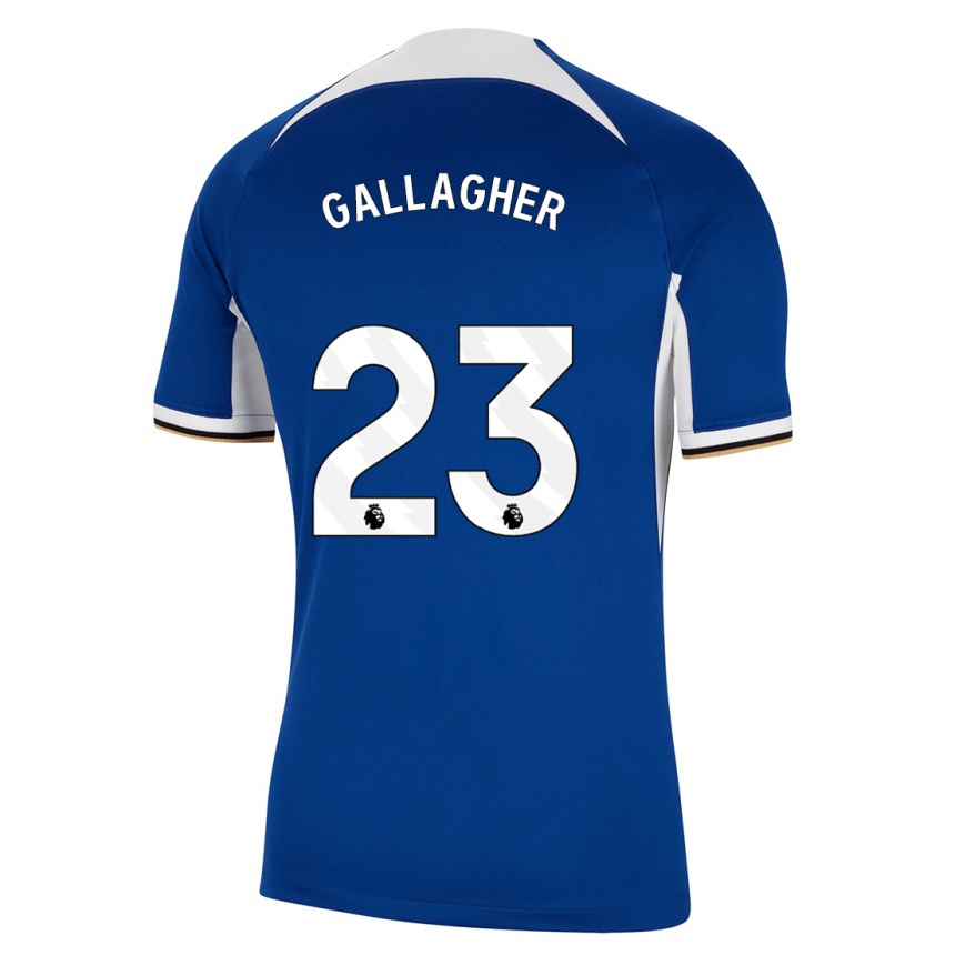 Hombre Fútbol Camiseta Conor Gallagher #23 Azul 1ª Equipación 2023/24