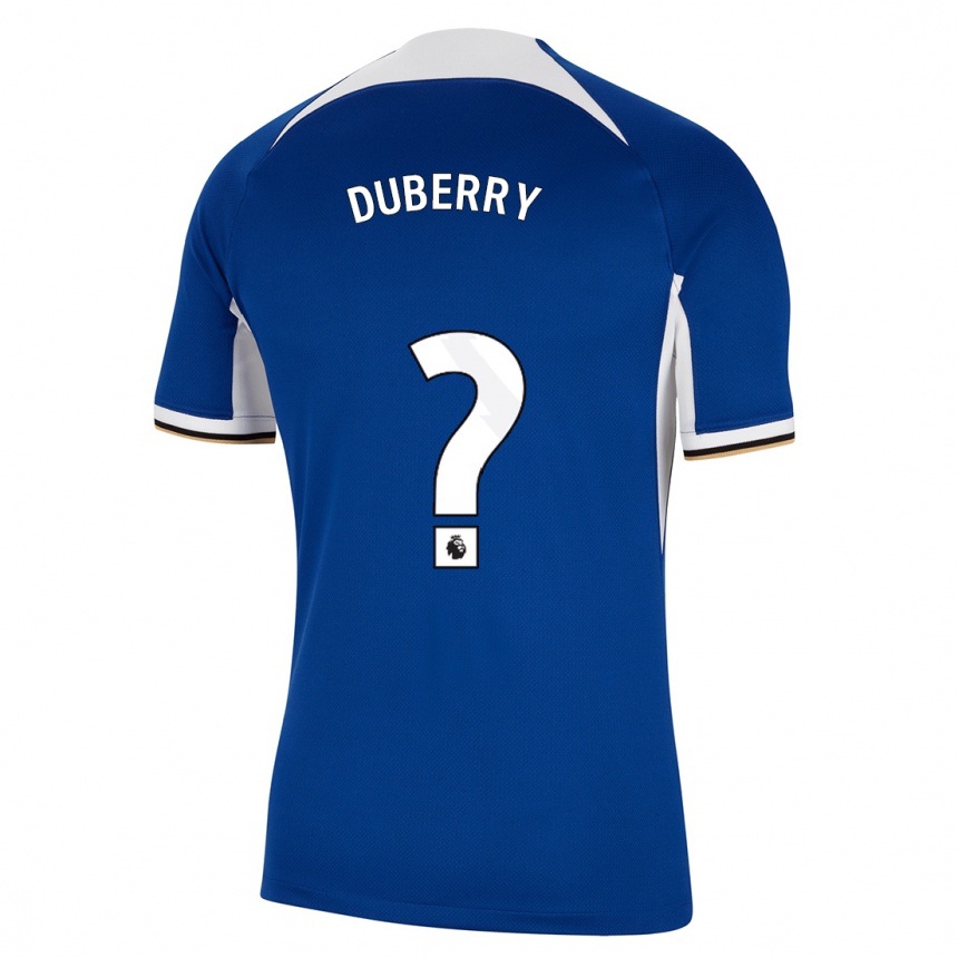 Hombre Fútbol Camiseta Zain Silcott-Duberry #0 Azul 1ª Equipación 2023/24