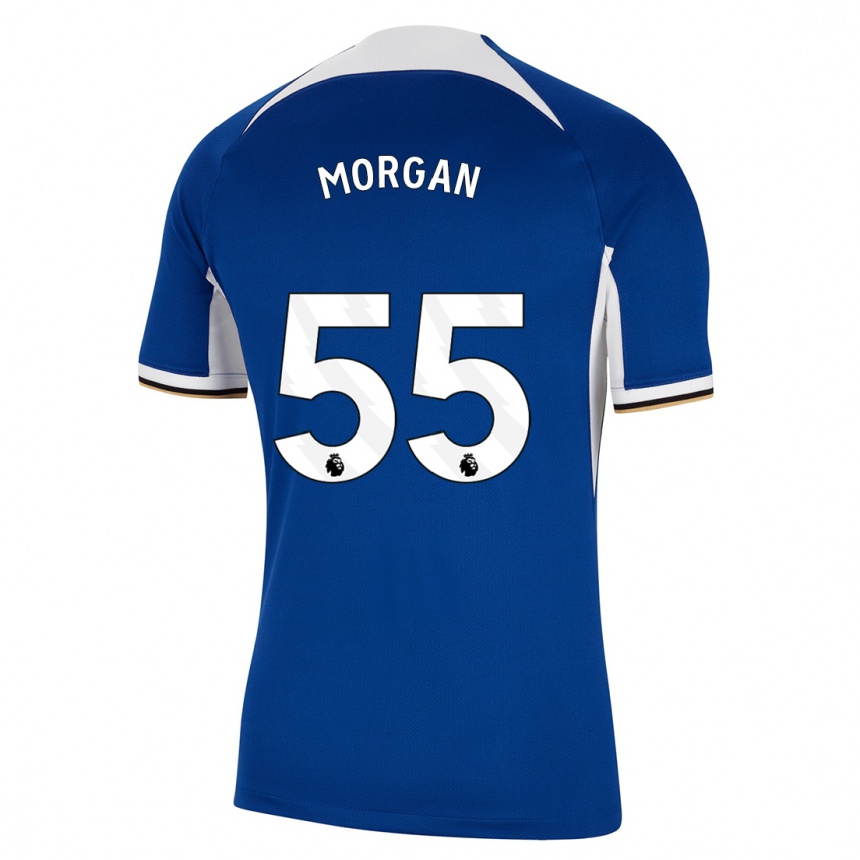 Hombre Fútbol Camiseta Jimmy-Jay Morgan #55 Azul 1ª Equipación 2023/24