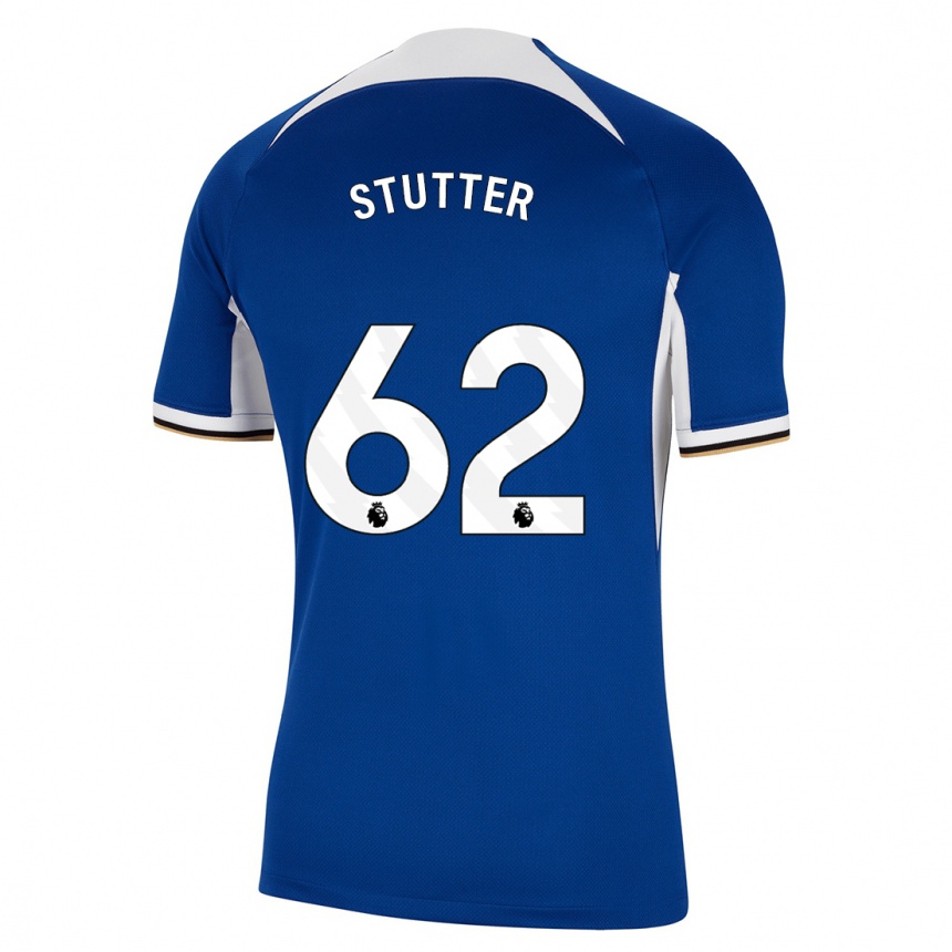 Hombre Fútbol Camiseta Ronnie Stutter #62 Azul 1ª Equipación 2023/24