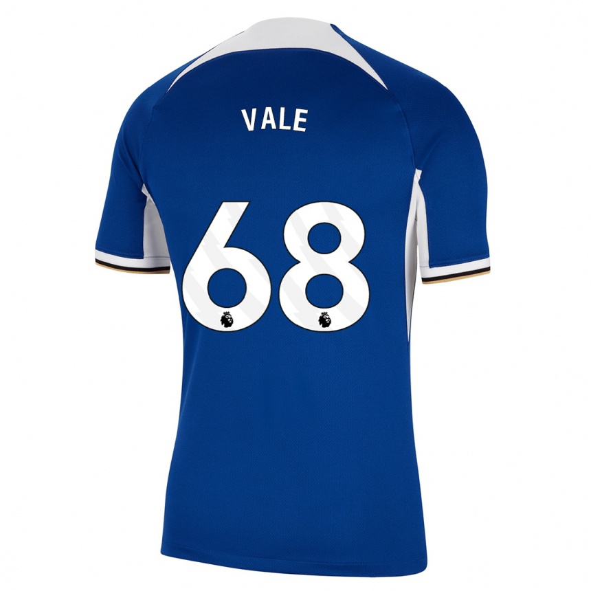 Hombre Fútbol Camiseta Harvey Vale #68 Azul 1ª Equipación 2023/24