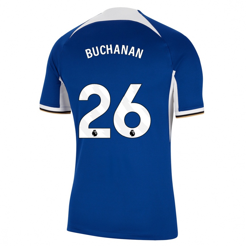 Hombre Fútbol Camiseta Kadeisha Buchanan #26 Azul 1ª Equipación 2023/24