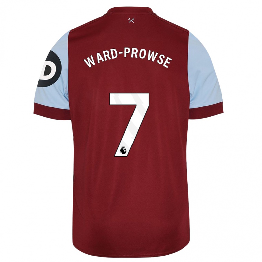 Hombre Fútbol Camiseta James Ward-Prowse #7 Granate 1ª Equipación 2023/24