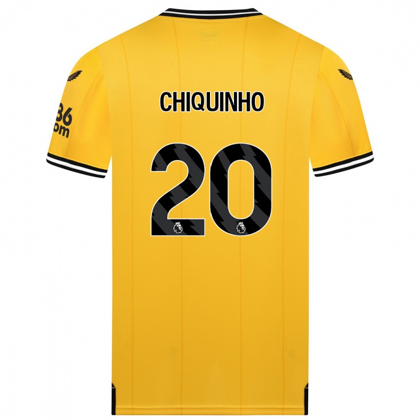 Hombre Fútbol Camiseta Chiquinho #20 Amarillo 1ª Equipación 2023/24