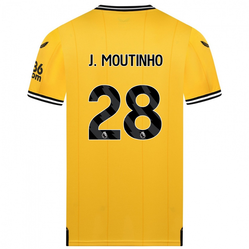 Hombre Fútbol Camiseta Joao Moutinho #28 Amarillo 1ª Equipación 2023/24