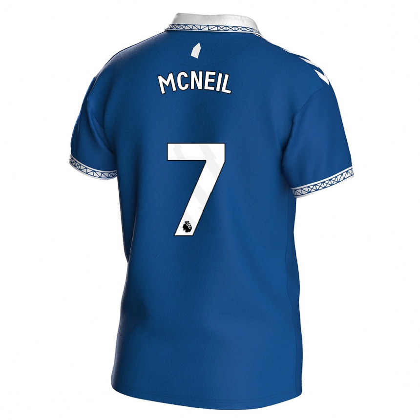 Hombre Fútbol Camiseta Dwight Mcneil #7 Azul Real 1ª Equipación 2023/24