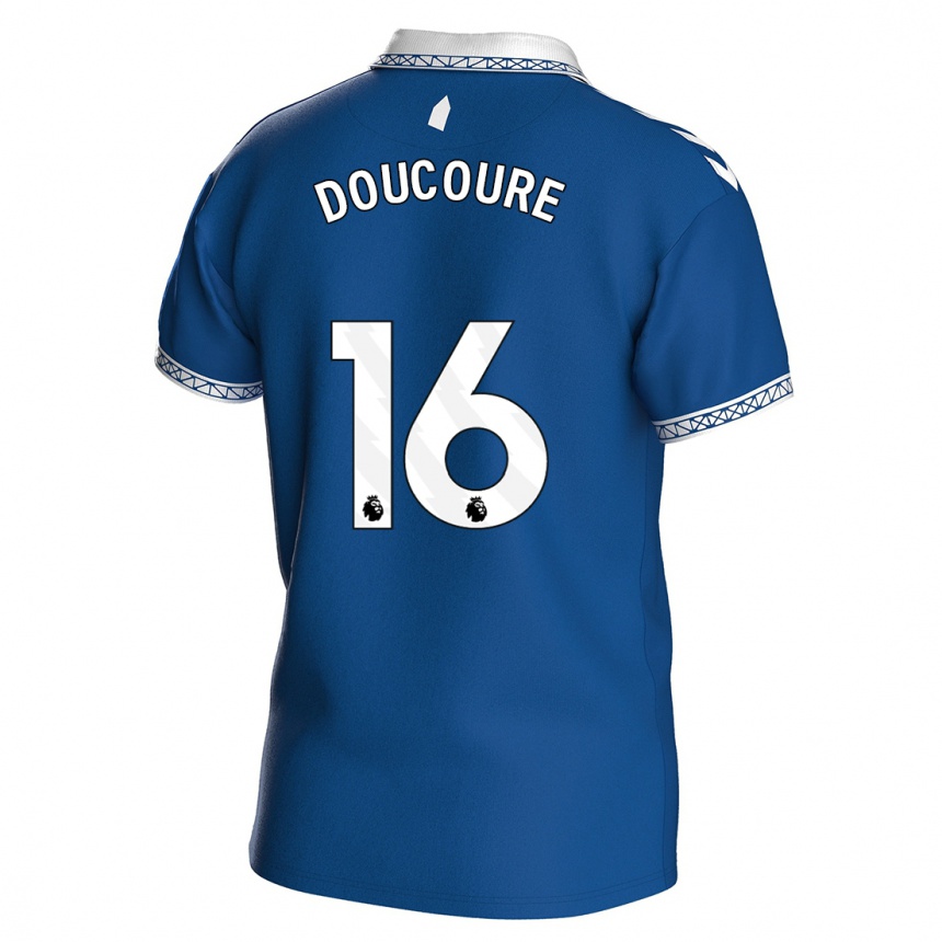 Hombre Fútbol Camiseta Abdoulaye Doucoure #16 Azul Real 1ª Equipación 2023/24