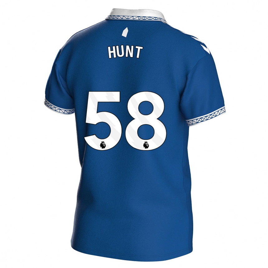 Hombre Fútbol Camiseta Mackenzie Hunt #58 Azul Real 1ª Equipación 2023/24