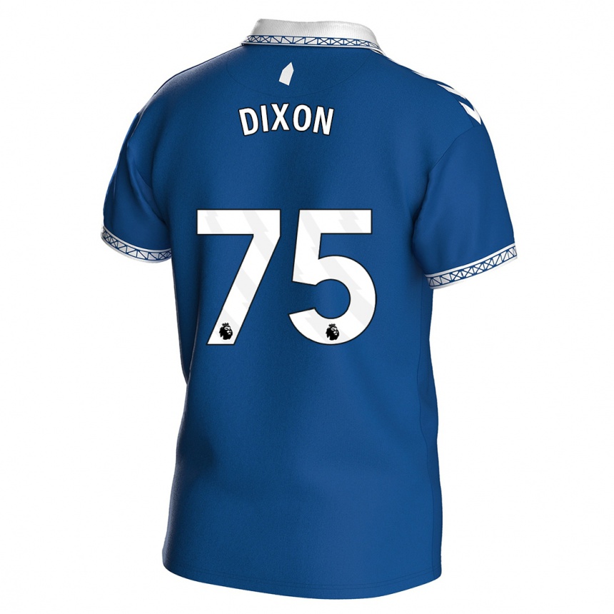 Hombre Fútbol Camiseta Roman Dixon #75 Azul Real 1ª Equipación 2023/24