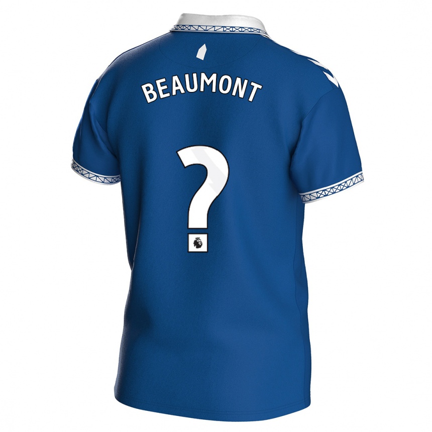 Hombre Fútbol Camiseta Jacob Beaumont Clark #0 Azul Real 1ª Equipación 2023/24