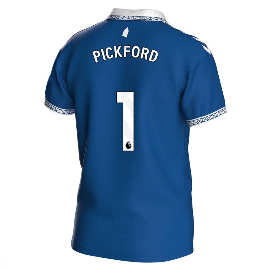 Hombre Fútbol Camiseta Jordan Pickford #1 Azul Real 1ª Equipación 2023/24