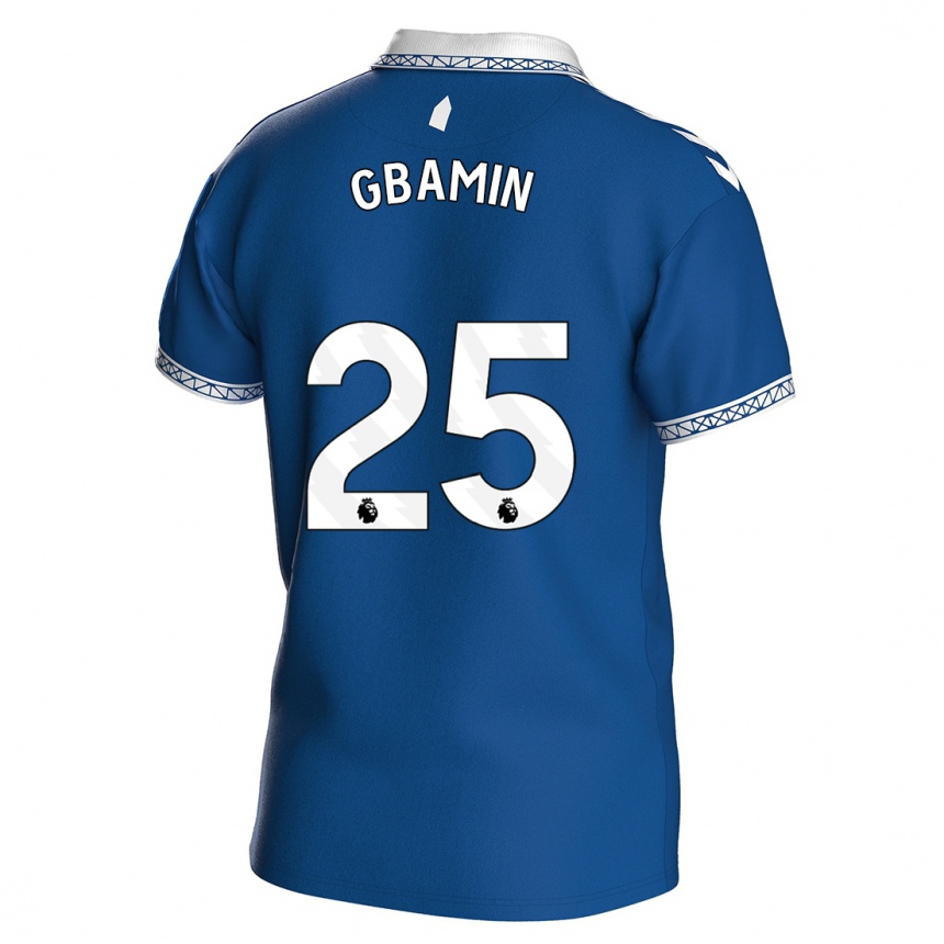 Hombre Fútbol Camiseta Jean-Philippe Gbamin #25 Azul Real 1ª Equipación 2023/24