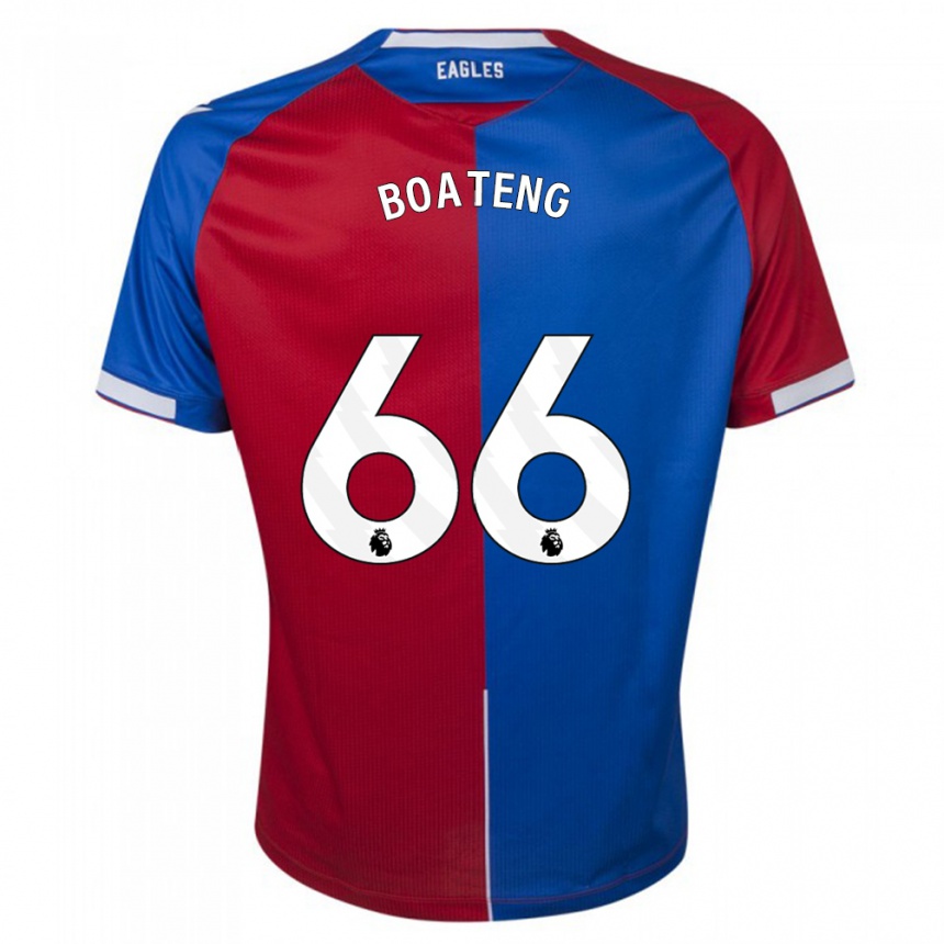 Hombre Fútbol Camiseta David Boateng #66 Rojo Azul 1ª Equipación 2023/24