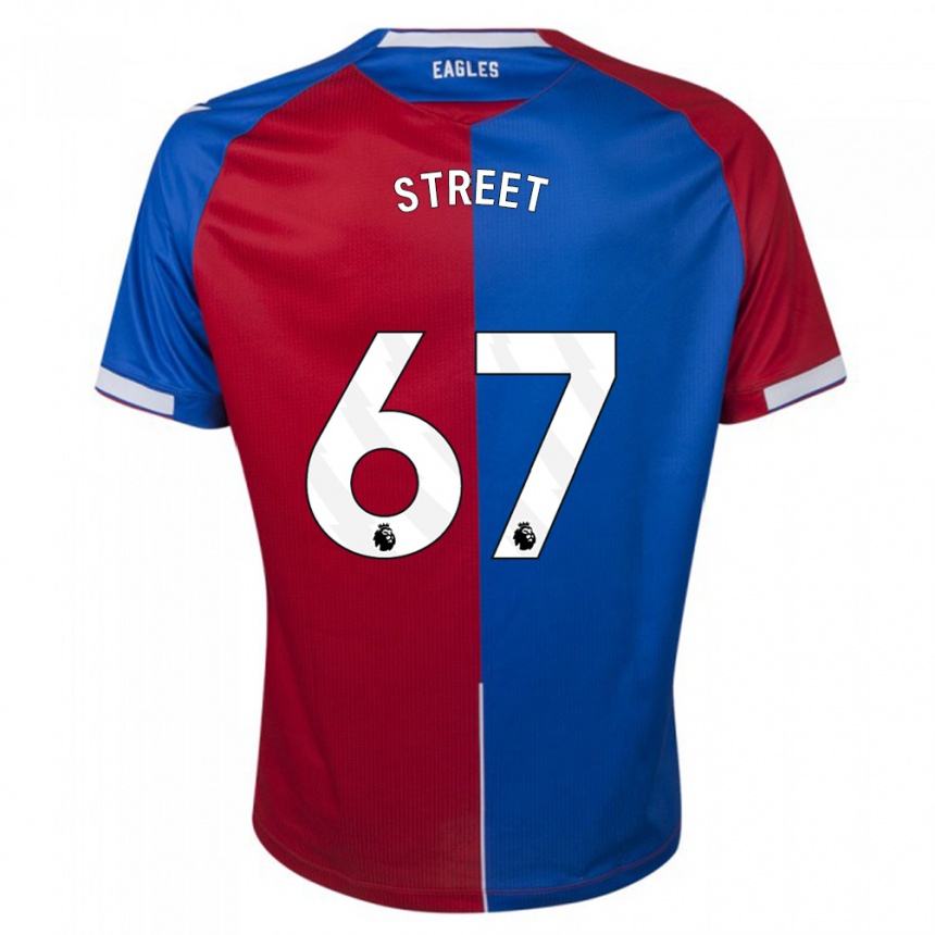 Hombre Fútbol Camiseta Rob Street #67 Rojo Azul 1ª Equipación 2023/24